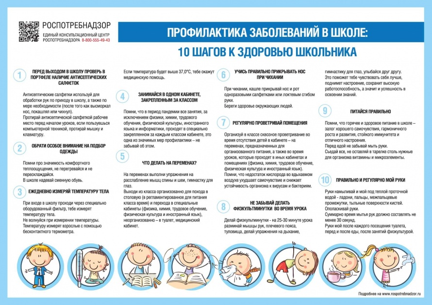 Информация по профилактике заболеваний в школе